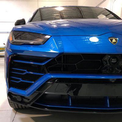 Blue Lamborghini 2017