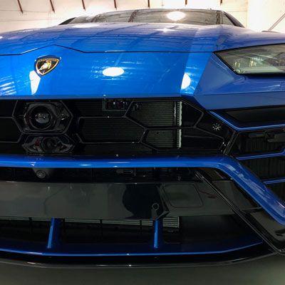 Blue Lamborghini