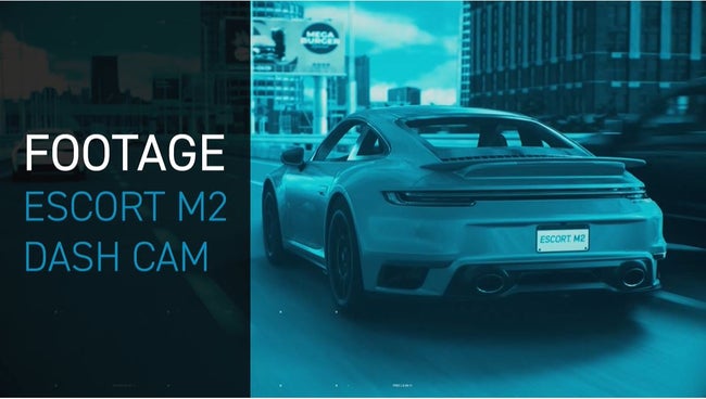 Escort M2 Smart Dash Cam footage sample video thumbnail