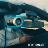 Escort drive smarter app M2 dash cam attached to radar detector